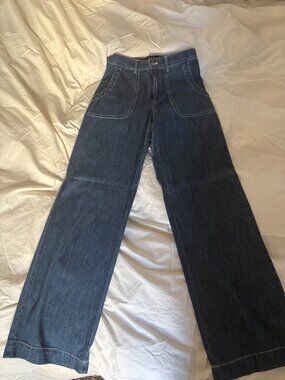 APC Wide Leg Sailor Jean - Womens Size 26